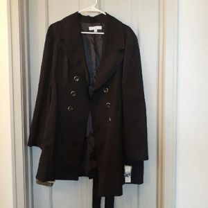 NWT New York and Company Trench/Blazer XL